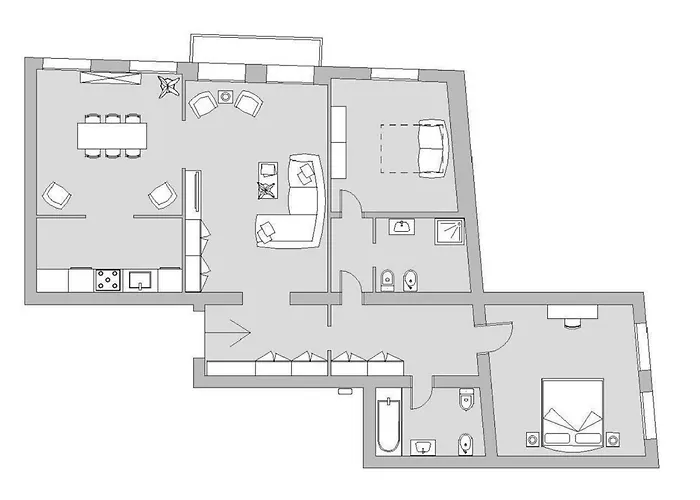 Ca' Del Monastero 1 Collection For 4 Guests With Balcony And Lift 公寓 *